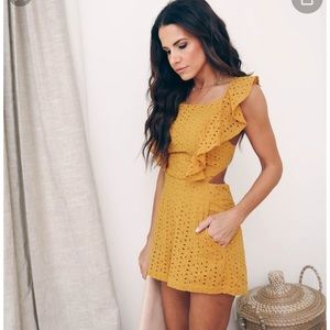 Eyelet Romper